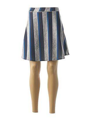 Jupe courte coupe évasée gris DENIM &DRESS femme