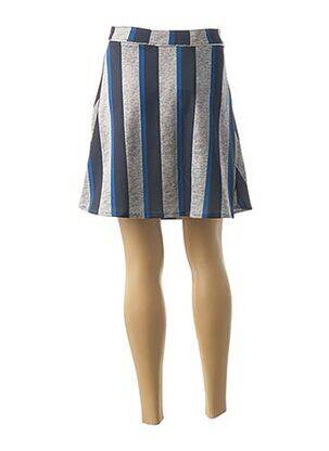 Jupe courte coupe évasée gris DENIM &DRESS femme