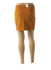 Jupe courte orange DENIM &DRESS pour femme seconde vue