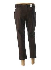 Pantalon 7/8 marron DENIM &DRESS pour femme seconde vue