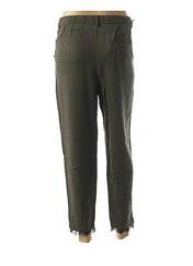 Pantalon 7/8 vert DENIM &DRESS pour femme seconde vue