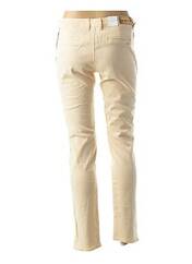 Pantalon chino beige DENIM &DRESS pour femme seconde vue