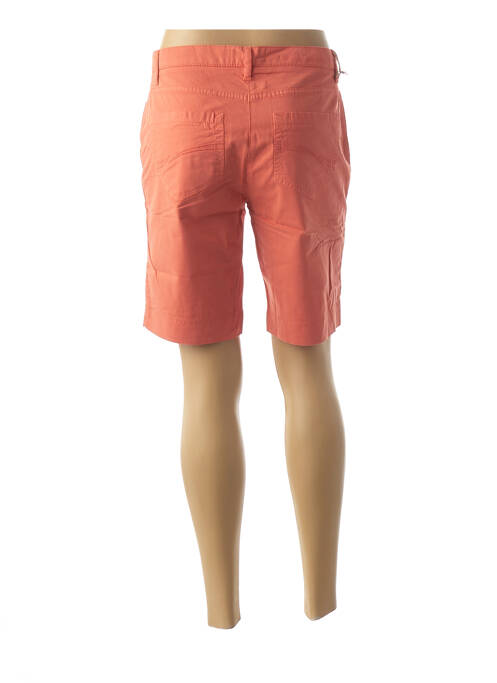 Bermuda coupe droite taille basse orange COUTURIST femme