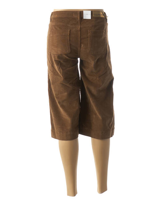Pantacourt marron DENIM &DRESS pour femme