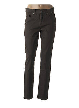 Pantalon slim taille basse marron COUTURIST femme