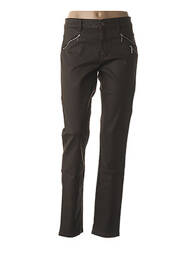 Pantalon skinny taille normale marron COUTURIST femme