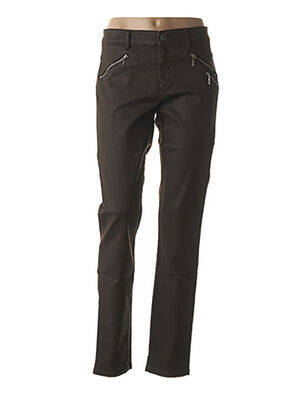Pantalon skinny taille normale marron COUTURIST femme