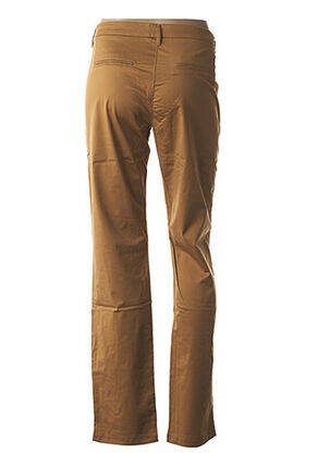 Pantalon coupe droite taille normale marron COUTURIST femme