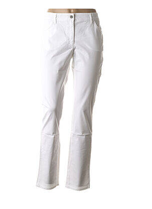 Pantalon taille haute taille haute blanc COUTURIST femme