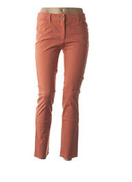 Pantalon slim taille haute orange COUTURIST femme