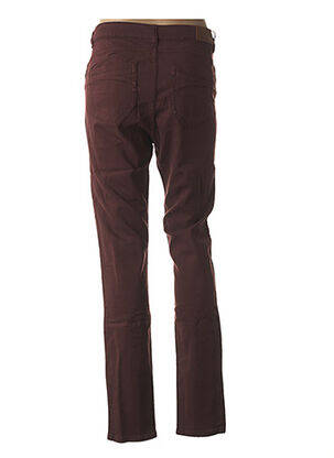 Jeans coupe slim taille normale taille normale rouge COUTURIST femme