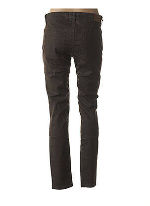 Pantalon taille haute taille haute marron COUTURIST femme