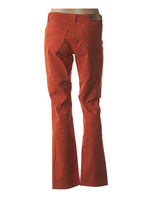 Pantalon coupe droite taille basse rouge COUTURIST femme