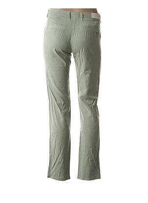 Pantalon coupe droite taille basse vert COUTURIST femme