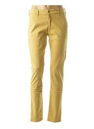 Pantalon slim taille normale jaune COUTURIST femme