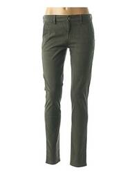 Pantalon slim taille basse vert COUTURIST femme
