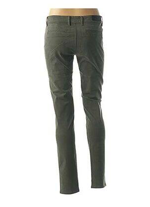 Pantalon slim taille basse vert COUTURIST femme