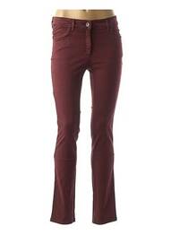 Pantalon slim taille normale rouge COUTURIST femme