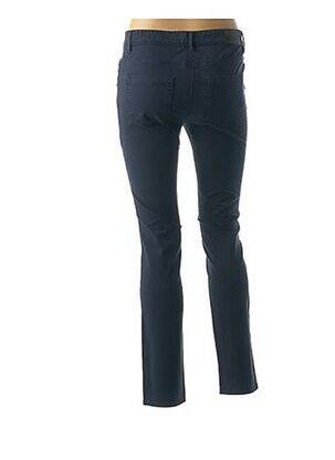 Pantalon poches taille normale bleu COUTURIST femme