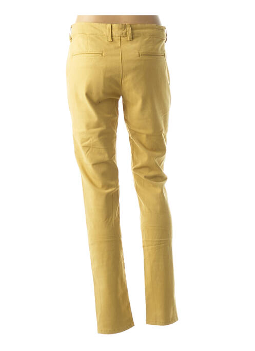 Pantalon slim taille normale jaune COUTURIST femme