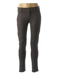 Pantalon poches taille basse marron COUTURIST femme