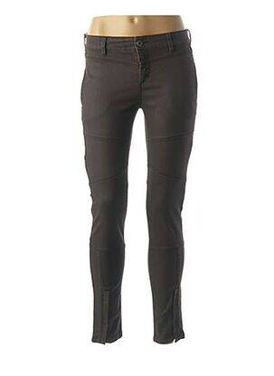Pantalon poches taille basse marron COUTURIST femme