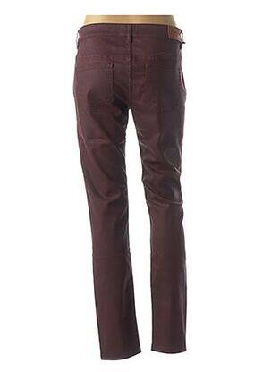Pantalon poches taille normale rouge COUTURIST femme