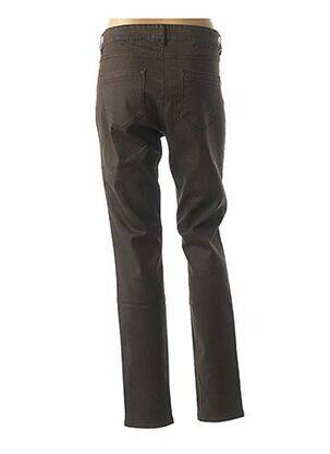 Pantalon poches taille normale marron COUTURIST femme