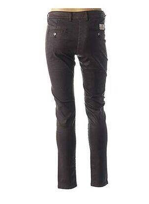 Pantalon tissage enduit taille normale marron COUTURIST femme