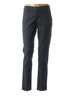 Pantalon poches taille normale bleu COUTURIST femme
