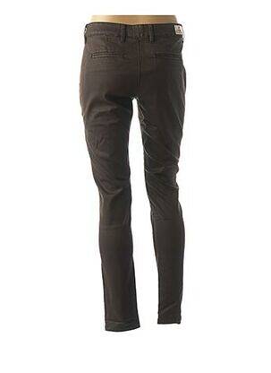 Pantalon poches taille normale marron COUTURIST femme