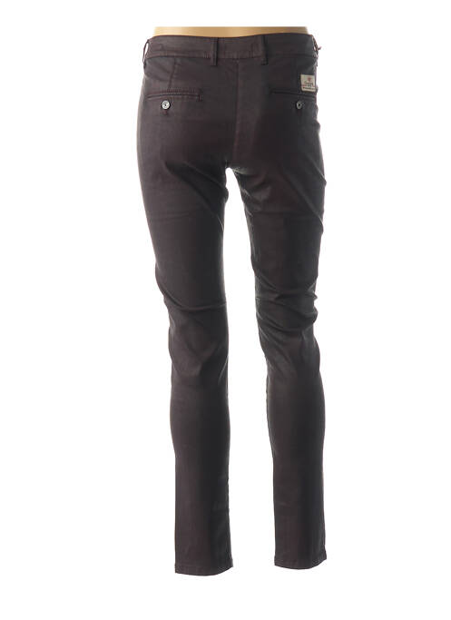 Pantalon tissage enduit taille normale marron COUTURIST femme