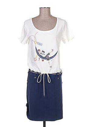 Robe mi-longue bleu ANANKE pour femme