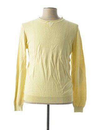 Pull jaune ENOS & CO pour homme