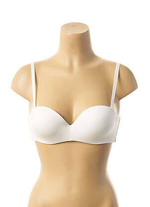 Soutien-gorge haut soutien-gorge moulé haut soutien-gorge moulé blanc GEMMA femme