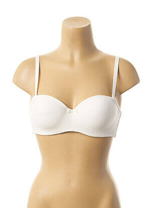 Soutien-gorge haut soutien-gorge moulé haut soutien-gorge moulé blanc GEMMA femme