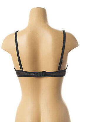Soutien-gorge effet matière satinée noir GEMMA femme