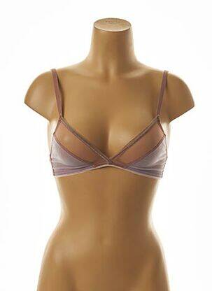 Soutien-gorge bretelles élastiquées ajustables haut triangles rose VANITY FAIR femme