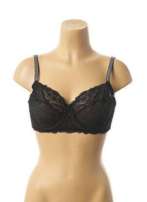 Soutien-gorge légère et transparente noir VANITY FAIR femme