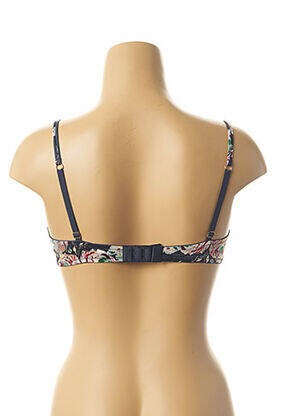 Soutien-gorge effet matière satinée haut soutien-gorge moulé bleu VANITY FAIR femme