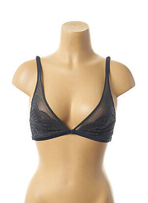 Soutien-gorge bretelles élastiquées ajustables haut triangles bleu VANITY FAIR femme