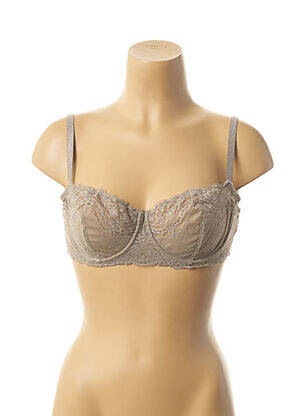 Soutien-gorge tissage dentelle gris VANITY FAIR femme