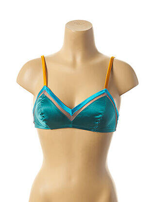 Soutien-gorge sans armature sans armature bleu VANITY FAIR femme