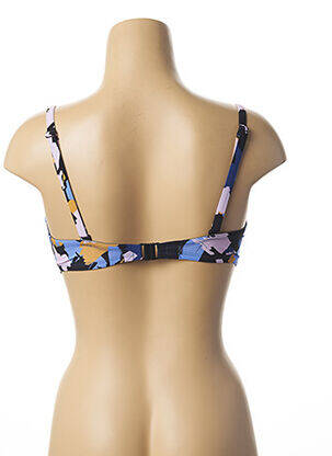 Haut de maillot de bain haut soutien-gorge moulé haut soutien-gorge moulé bleu LOU femme