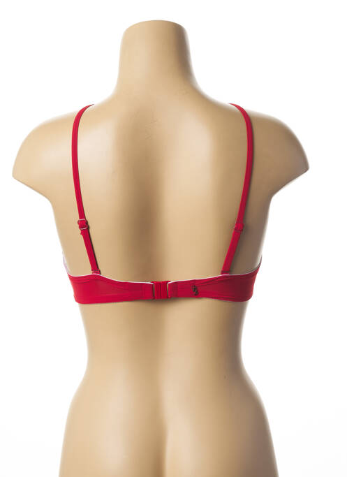 Haut de maillot de bain rouge LOU pour femme