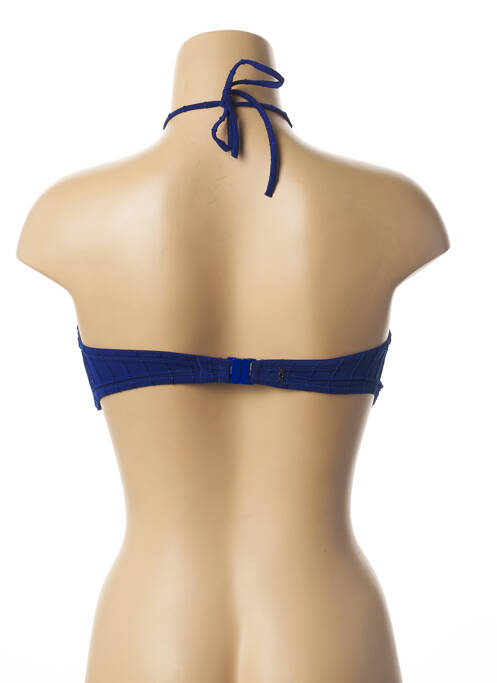 Haut de maillot de bain bleu LOU pour femme
