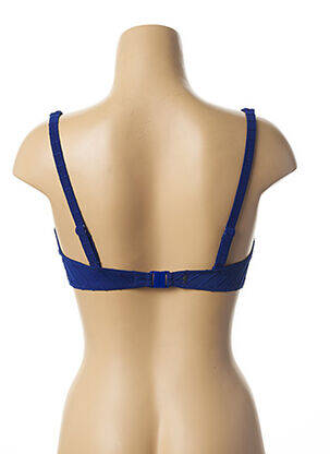 Haut de maillot de bain stretch bleu LOU femme
