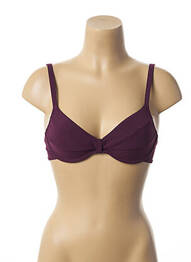 Haut de maillot de bain stretch violet LOU femme