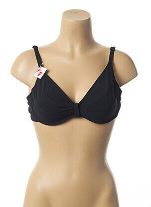 Haut de maillot de bain noir LOU pour femme