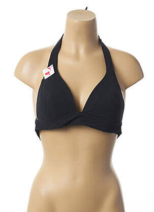 Haut de maillot de bain noir LOU pour femme
